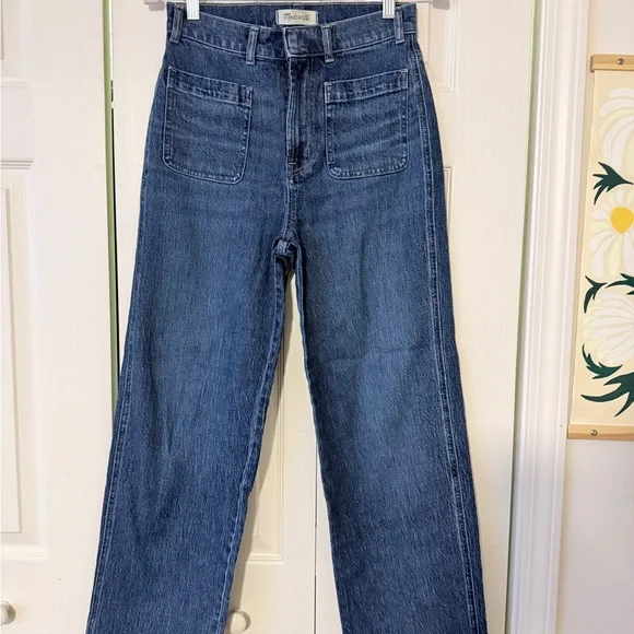 Women's Madewell Perfect Vintage Wide Leg Jeans Jeans - Picture 2 of 5